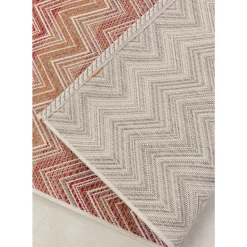 Outdoor Teppich Zigzag Rot 160X230Cm