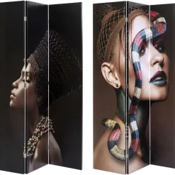 Paravent Royal Headdress Vs Snake Girl 120X180Cm