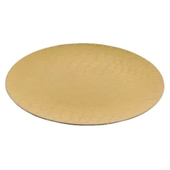 Platzteller In Schlangenoptik Gold