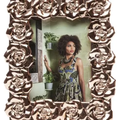 Rahmen Rosenbluten Rosegold 13X18Cm