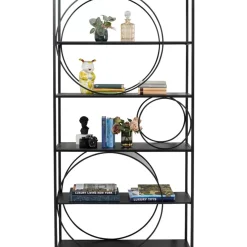 Regal Circle Schwarz 100X200Cm