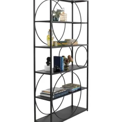 Regal Circle Schwarz 100X200Cm