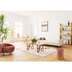 Schlafsofa Milchbar Beige 219Cm