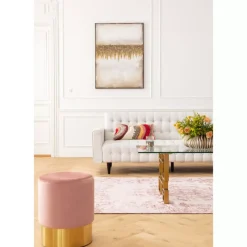 Schlafsofa Milchbar Beige 219Cm