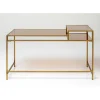 Schreibtisch Loft Gold 134X60Cm