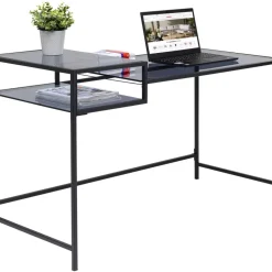 Schreibtisch Loft Schwarz 134X60Cm