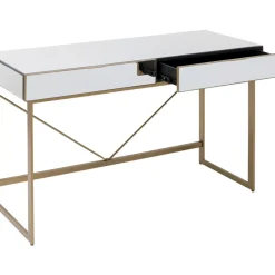 Schreibtisch Soran Gold 120X50Cm