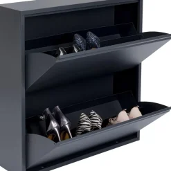 Schuhkipper Caruso 2-Er Doppel Anthrazit