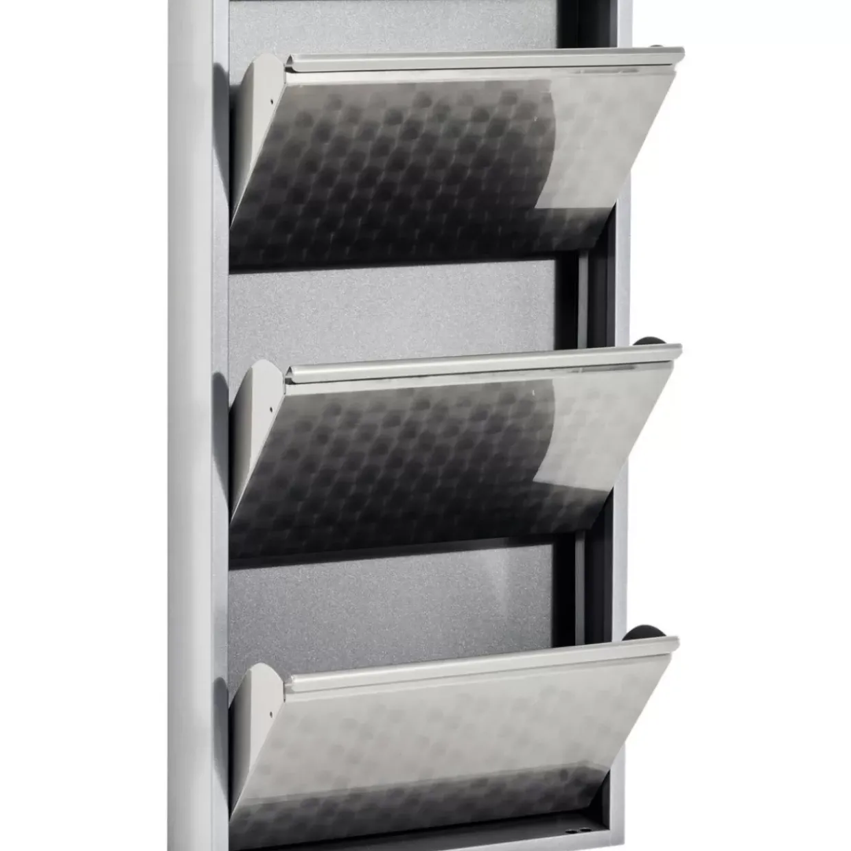 Schuhkipper Caruso 3-Er Silber/Geflext