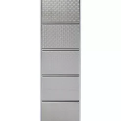 Schuhkipper Caruso 5-Er Silber/Geflext