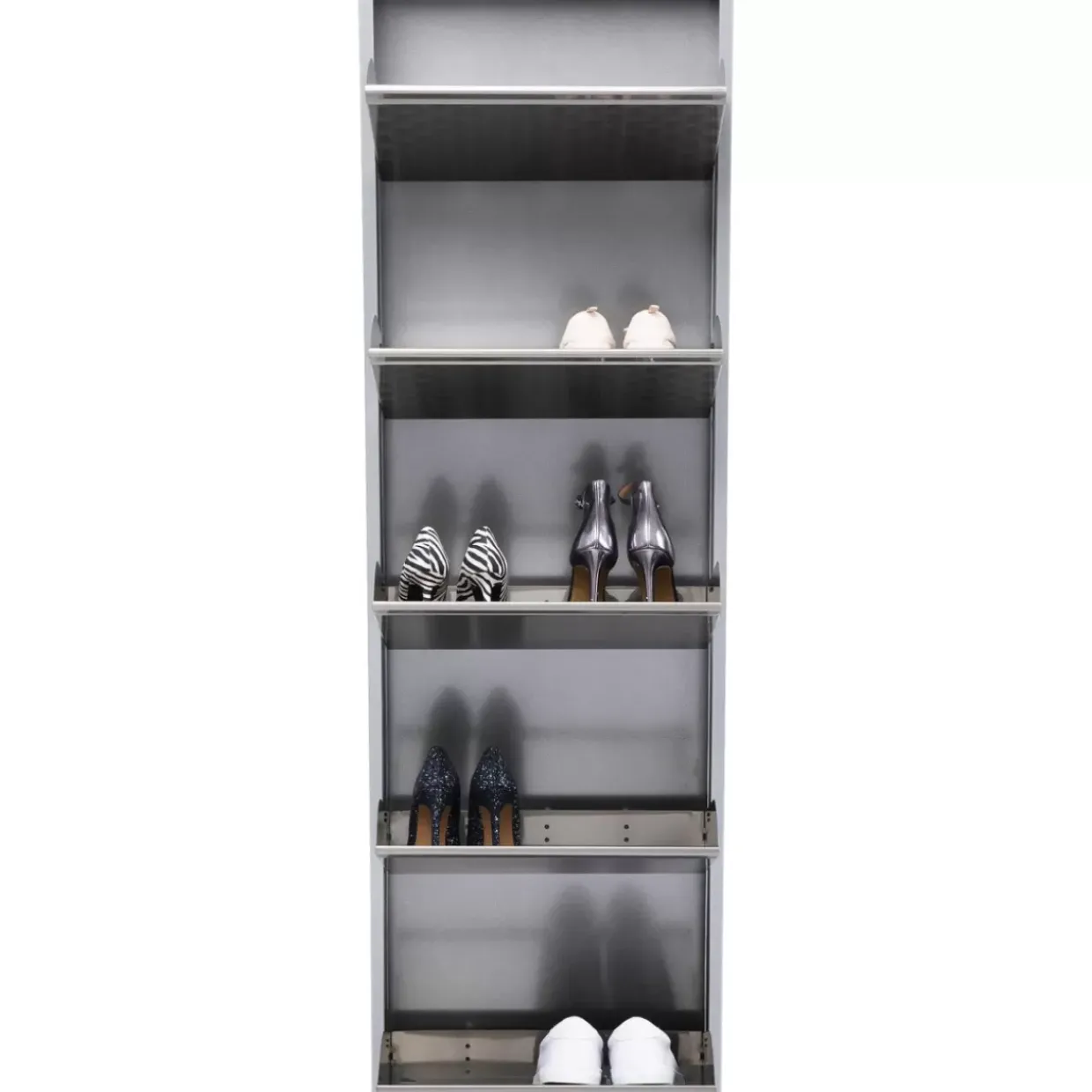 Schuhkipper Caruso 5-Er Silber/Geflext