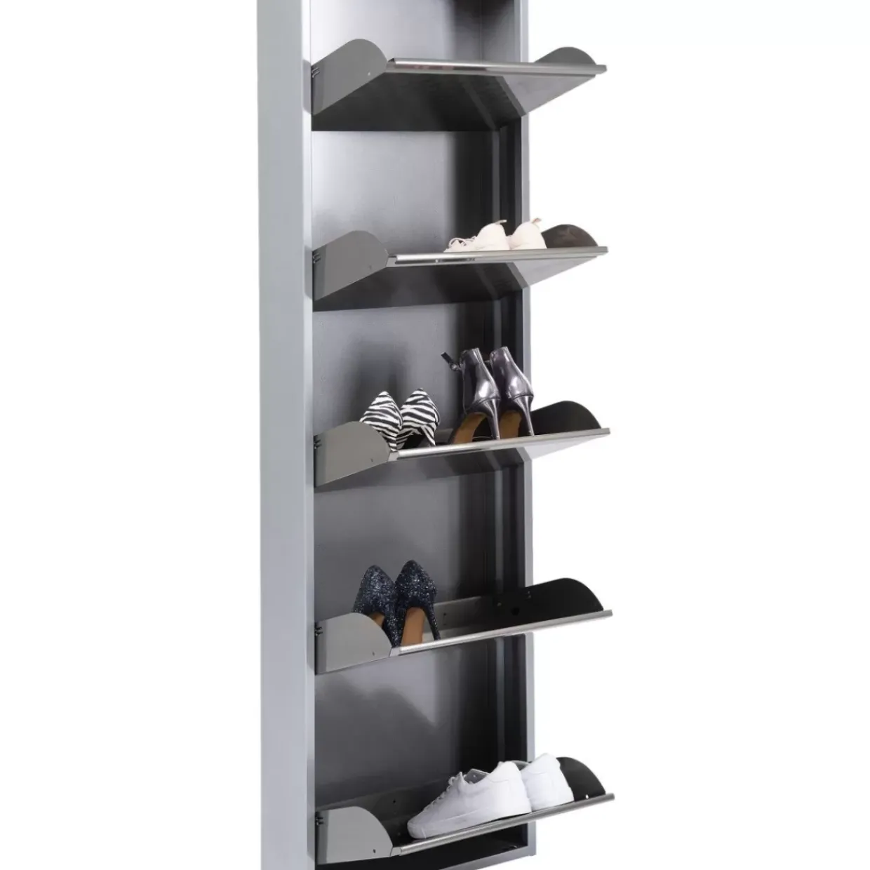 Schuhkipper Caruso 5-Er Silber/Geflext