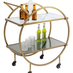 Servierwagen Loft Brass