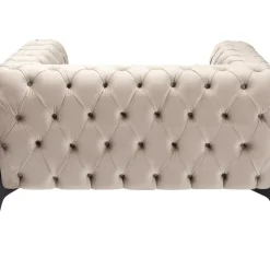 Sessel Bellissima Velvet Beige 120Cm