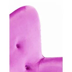 Sessel Black Vicky Velvet Purple