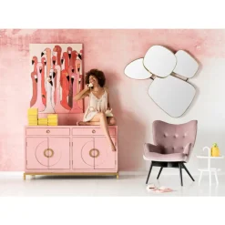 Sessel Black Vicky Velvet Rose