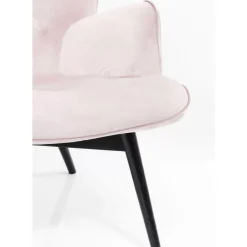 Sessel Black Vicky Velvet Rose