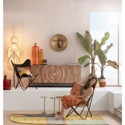 Sessel California Leder Braun