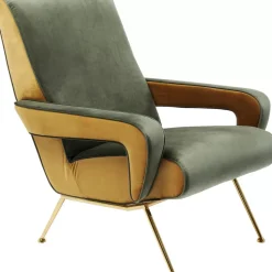 Sessel Luna High Grun