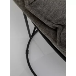 Sessel Mit Hocker Snuggle Grau (2/Tlg)