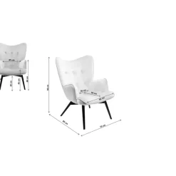 Sessel Vicky Loco Grau