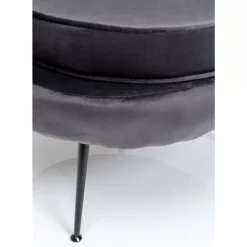 Sessel Water Lily Black Grau