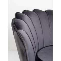 Sessel Water Lily Black Grau