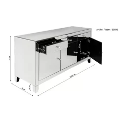 Sideboard Luxury Push Grau