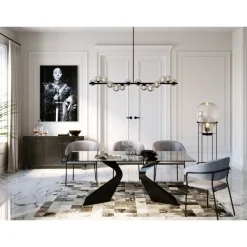 Sideboard Luxury Push Grau
