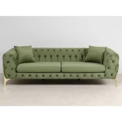 Sofa Bellissima 3-Sitzer Grun 240Cm