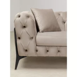 Sofa Bellissima 2-Sitzer Velvet Beige 200Cm