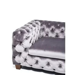 Sofa Desire 3-Sitzer Silbergrau