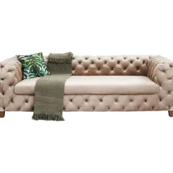 Sofa Desire 3-Sitzer Velvet Ecru
