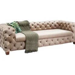 Sofa Desire 3-Sitzer Velvet Ecru