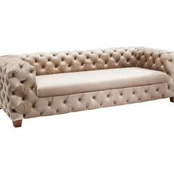 Sofa Desire 3-Sitzer Velvet Ecru