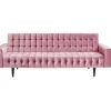 Sofa Milchbar 3-Sitzer Velvet Rose
