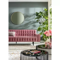 Sofa Milchbar 3-Sitzer Velvet Rose