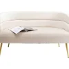 Sofa Sandwich 2-Sitzer Creme 125Cm