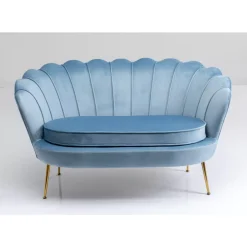 Sofa Water Lily 2-Sitzer Aqua 132Cm
