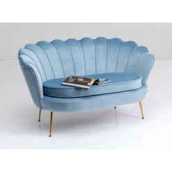 Sofa Water Lily 2-Sitzer Aqua 132Cm