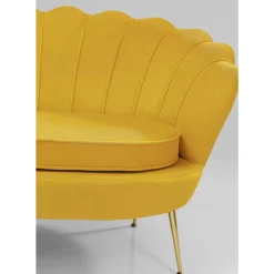 Sofa Water Lily 2-Sitzer Gelb 132Cm