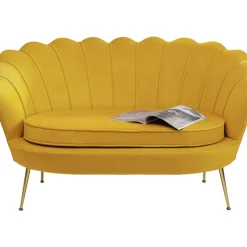 Sofa Water Lily 2-Sitzer Gelb 132Cm