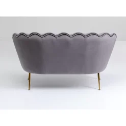 Sofa Water Lily 2-Sitzer Grau 132Cm