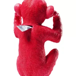 Spardose Monkey Kikazaru Rot