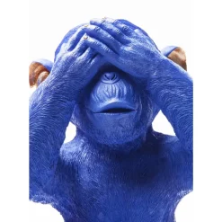 Spardose Monkey Mizaru Blau