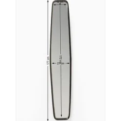 Spiegel Clip Black 32X177Cm