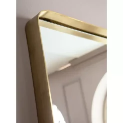Spiegel Curve Rectangular Brass 70X200Cm