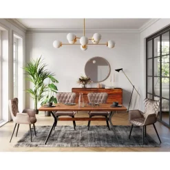 Spiegel Curve Round Copper O100Cm