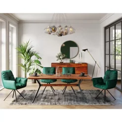 Spiegel Curve Round Copper O100Cm