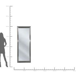 Spiegel Frame Eve Silver 180X90Cm